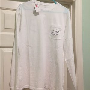 NWT Vineyard Vines Men’s White Long Sleeve Shirt